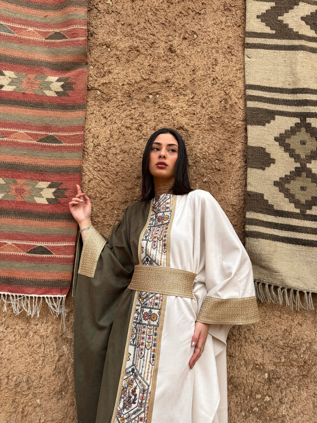 Half & half Tawaj Kaftan