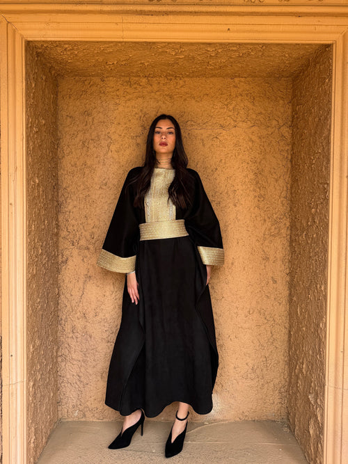 Black Tawaj Kaftan
