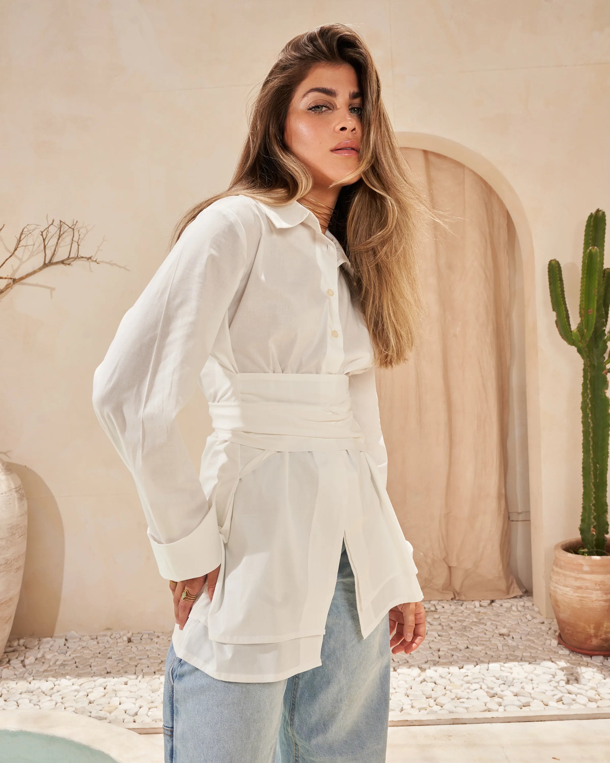 KIVA WRAP SHIRT